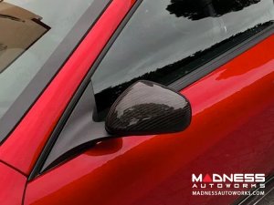 Maserati GranTurismo Cabrio Mirror Cover Kit - Carbon Fiber